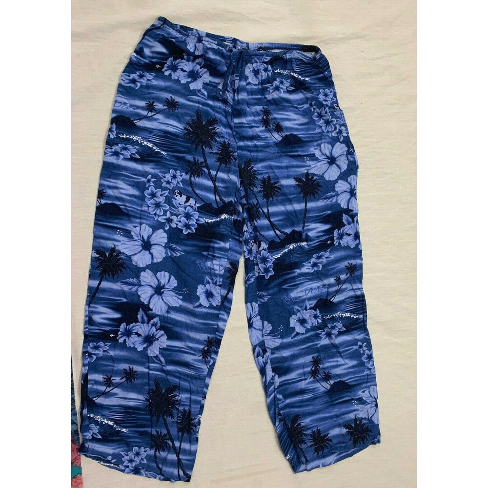BIG DOGS WOMENS RAYON CAPRIS PANTS SIZE M